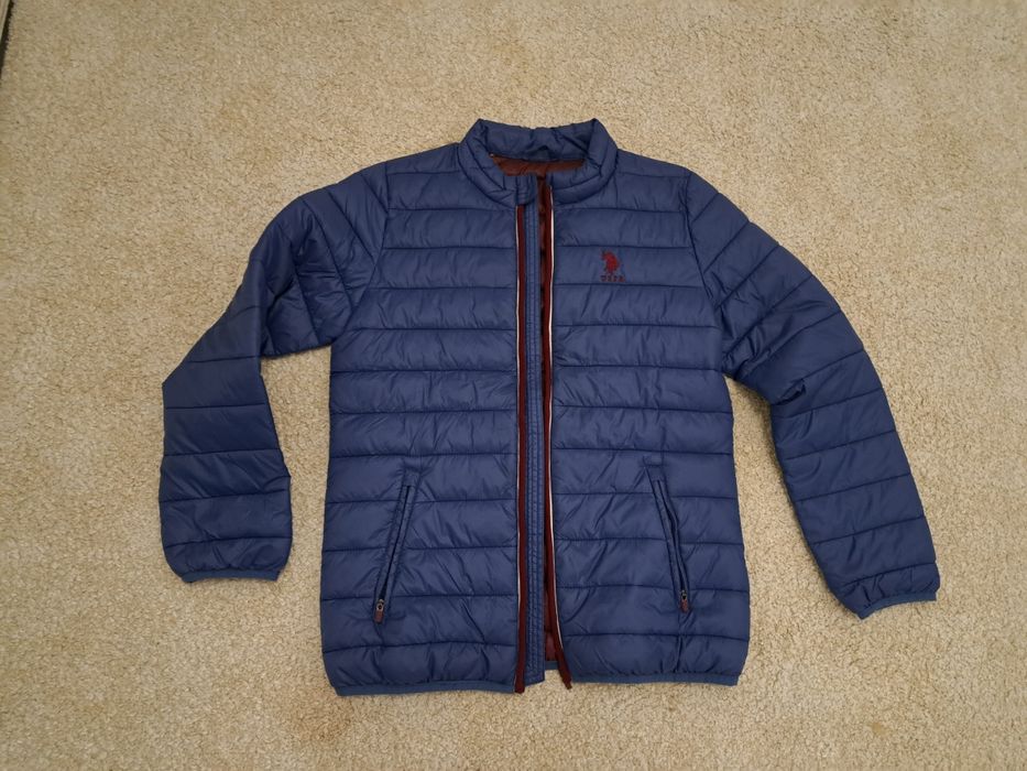 Geaca matlasata us polo assn primavara toamna marimea 152 12 ani