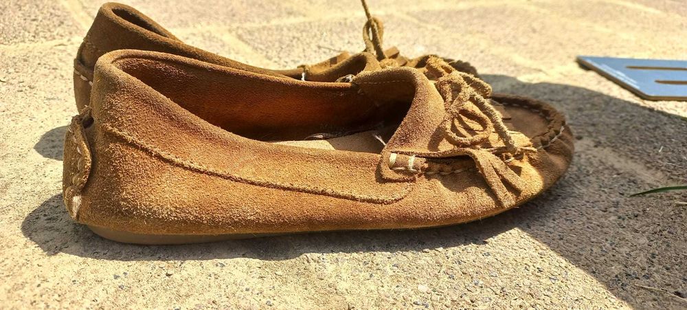 mocasini copii piele intoarsa
