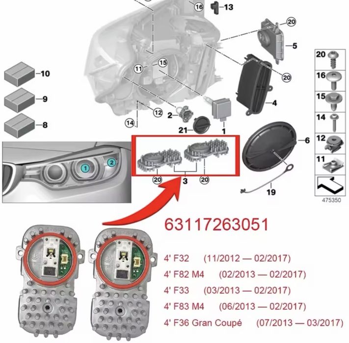 Ангелски очи DRL модули за BMW