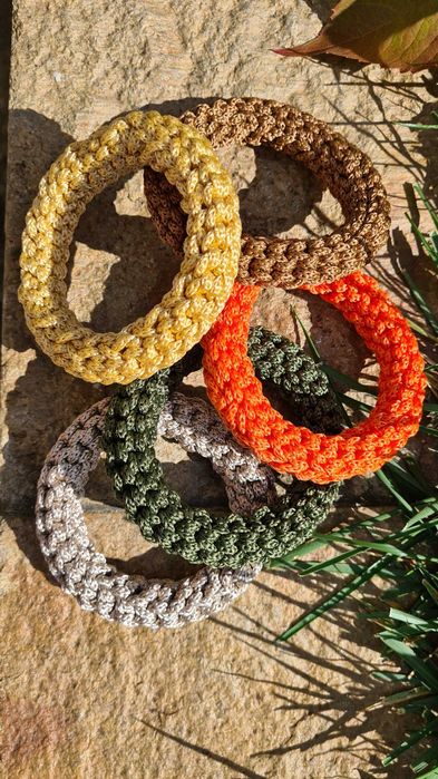 Ръчно плетена гривна бохо бижута