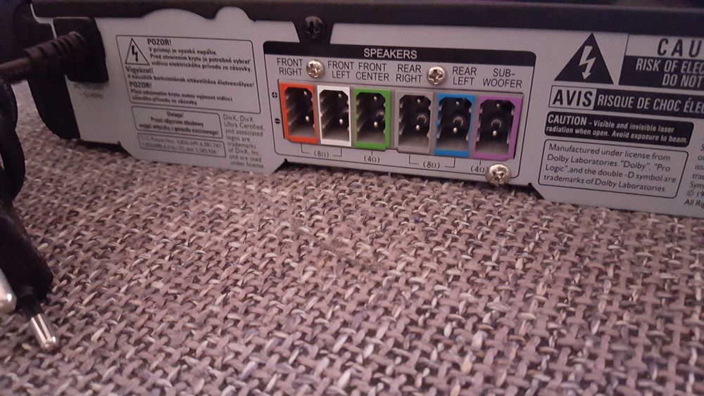 Home Cinema PHILIPS 5.1 – Ca Nou – Control din telecomanda TV -HTS3270