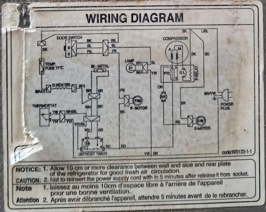 Холодильник Daewoo б/у