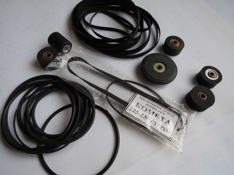 Пассики, ролики, головки к магнитофону