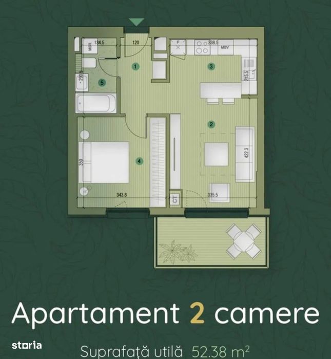 NOU Proprietar | TVA incl | 2 cam Pta Presei | Baneasa Mobilat Utilat