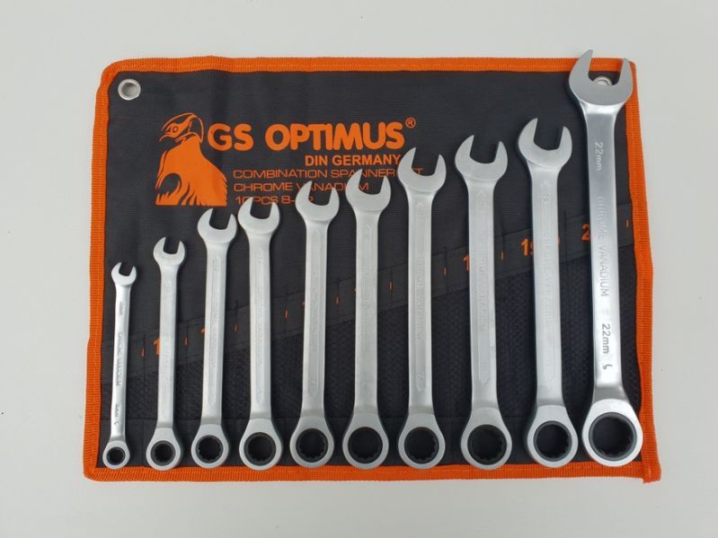 Set chei combinate cu clichet 10 piese 8mm-22mm