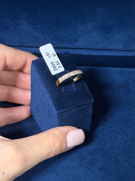 Inel aur 18K 3.04gr diamante