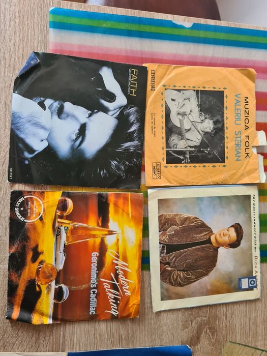 Discuri vinyl originale, 33 si 45 rpm, unele stereo