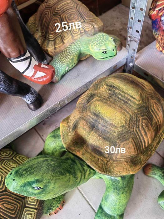 Фигури за дома и градината българско производство печена керамика