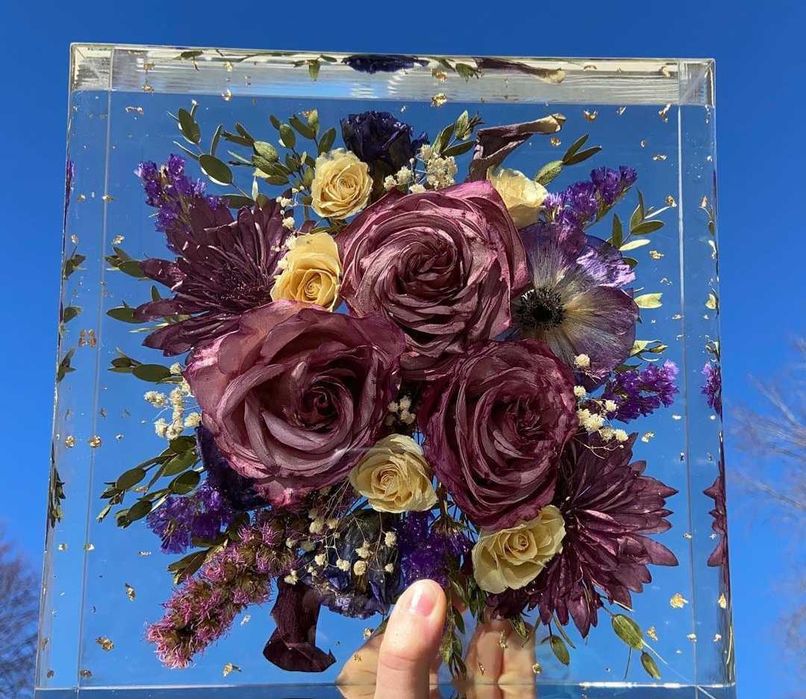 Buchetul tau de Mireasă in Rășină