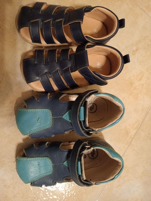 Set sandale copii h&m și ortopedia (piele), mărimea 22