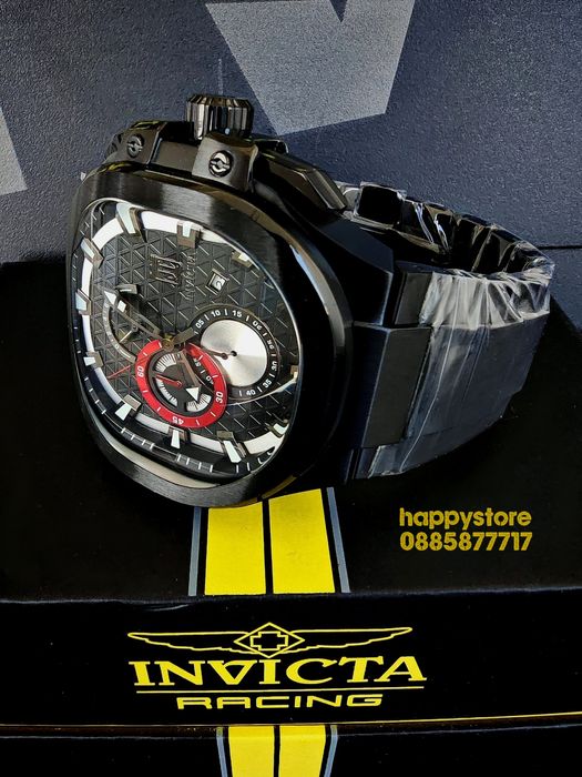 часовник INVICTA Jason Taylor Limited edition Black 60 mm, Инвикта нов