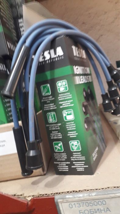 Кабели Силиконови Комплект с Накрайници Уаз