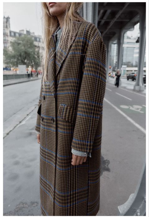 Оувърсайз палто Zara