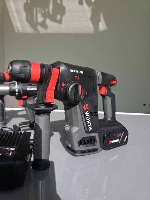 Set rotopercutor WURTH ABH 18 COMPACT 2 bucati plus 1 autofiletanta