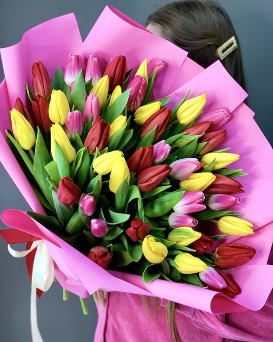 Свежие тюльпаны в наличии! Скидки