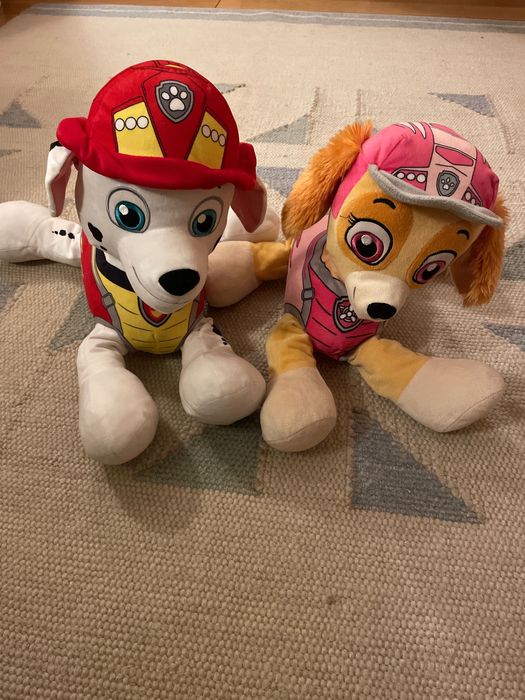 Пес патрул плюшени играчки Скай и Маршал, интерактивна Скай