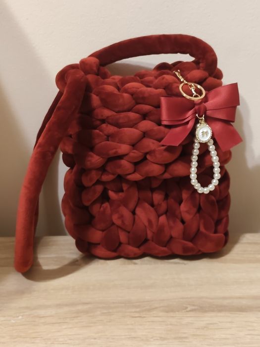 Коледни чанти кадифе