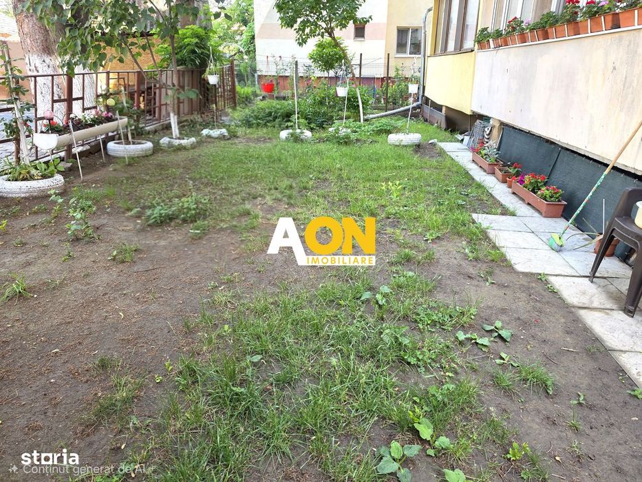 Apartament cu 3 camere, parter, boxă, acces curte, Cetate, zona Closca