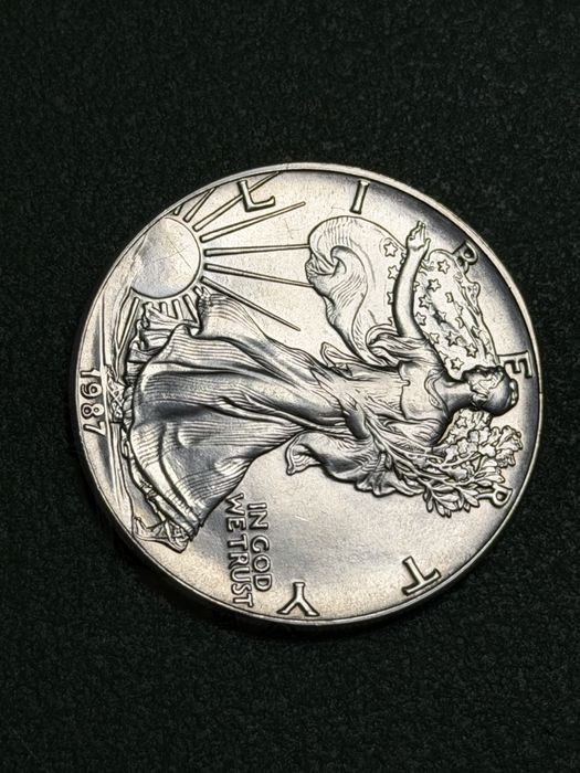 American Silver Eagle 1987, 1 oz, Argint 999, SUA
