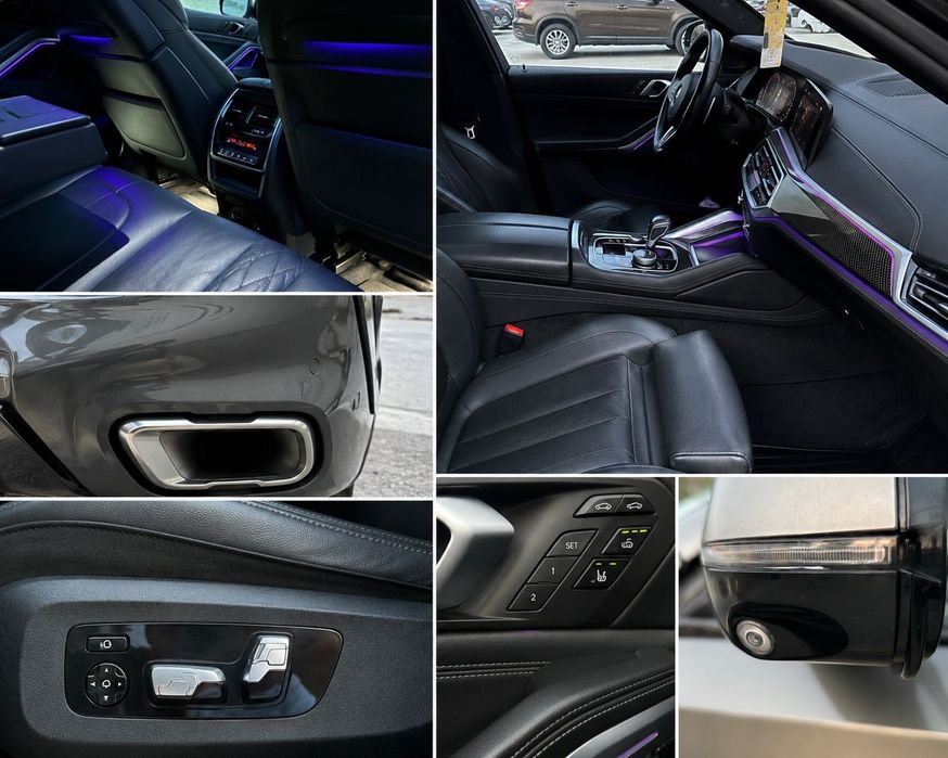 Vând/Schimb BMW X6 M50D 400Hp 160.000 km Fără Daune/Laser/Sky Lounge/Iconic Glow/Masaj/Full Assist/Ventilație/Full