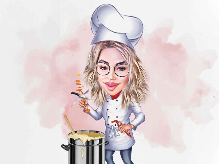 Caricaturi personalizate digitale și printate!