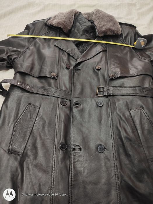 Нов уникален кожен шлифер