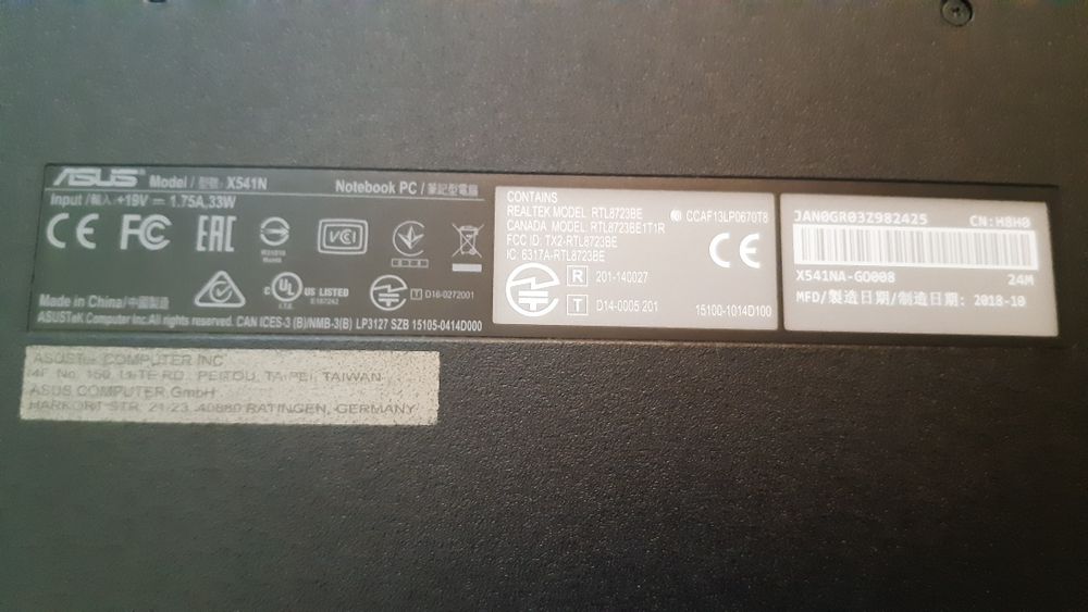 Laptop Asus nou in cutie