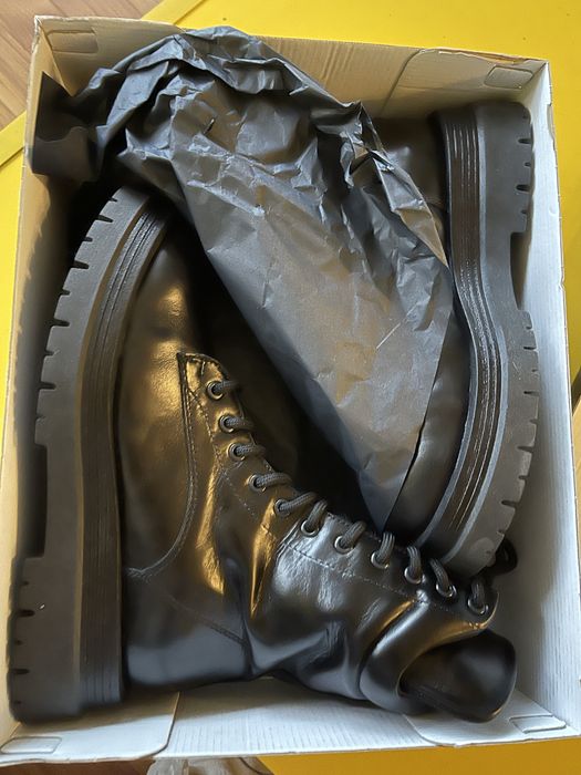 Чисто нови естествена кожа кубинки/боти Daris