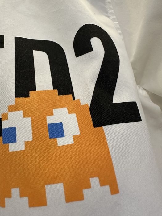 Уникална мъжка риза Dsquared Pac-Man !
