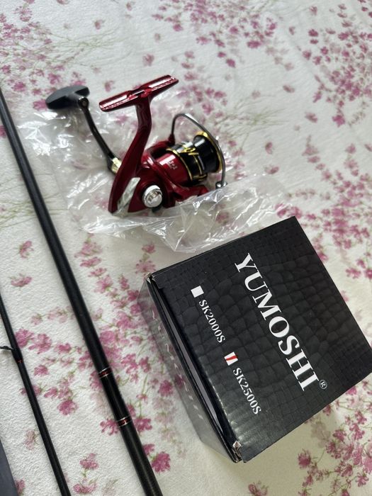 Lanseta Korun Snapper Spinning 2.43/3-15g+Mulineta Yumoshi+accesorii