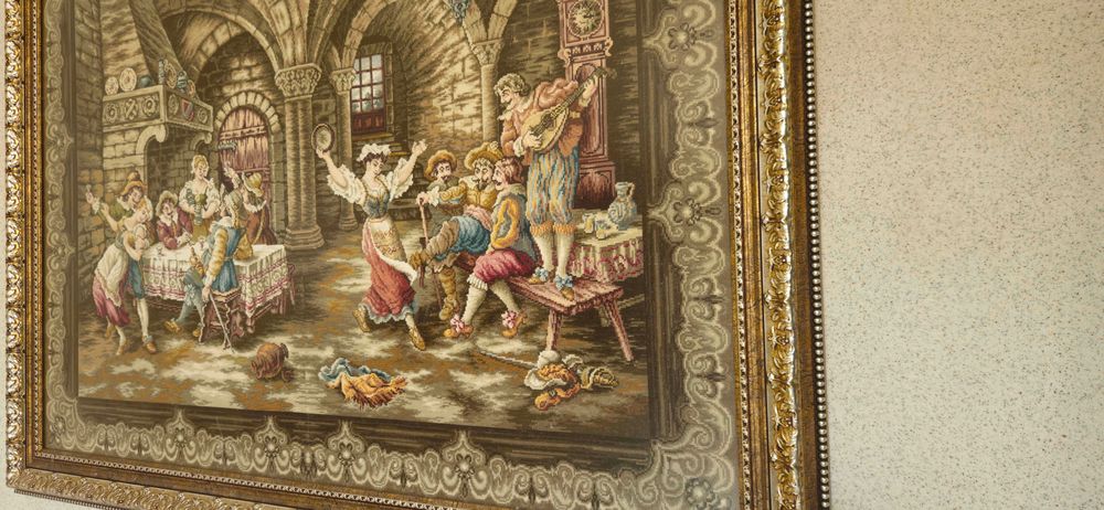 Ръчно шит Гоблен - Веселите Музиканти