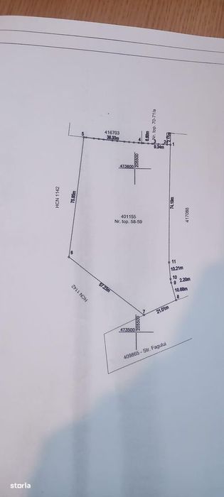 Teren de vanzare In Chisoda intravilan Curtii Constructi