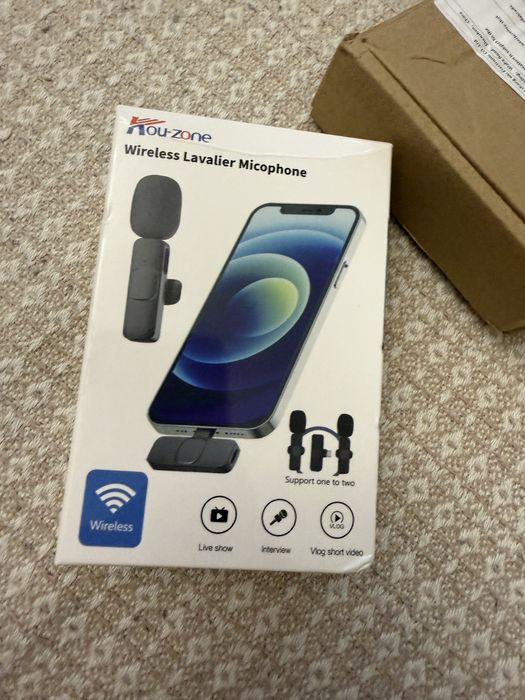 Петличка для  iphone беспроводная и Type-C