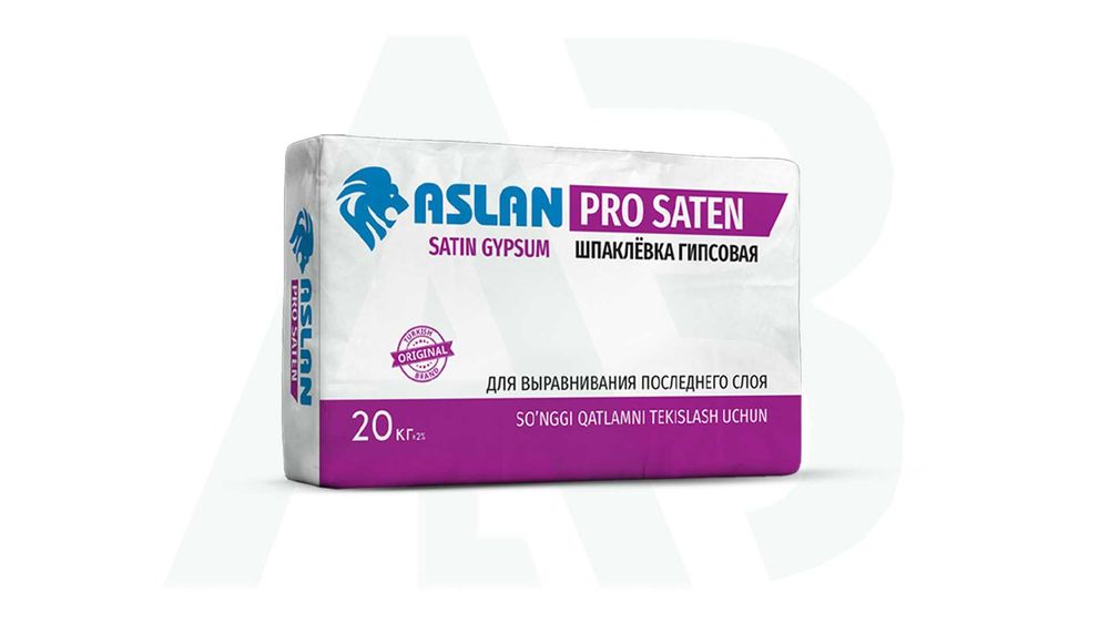 "ASLAN" Shpaklyovka,Kley,Gruntovka,Sement,Suvoq,Rotband,Saten Gips