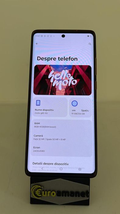 Telefon mobil Motorola Moto g85, Dual SIM, 8GB RAM, 256GB, 5G -A-