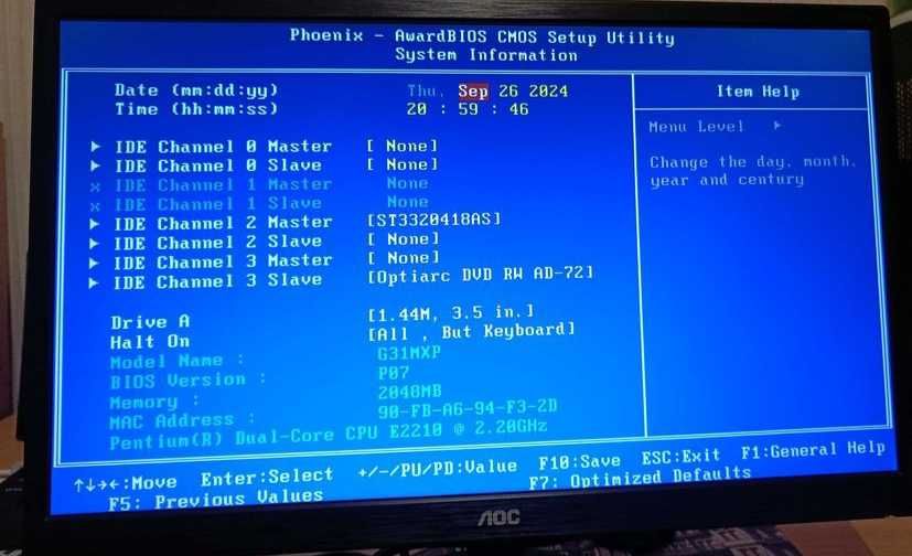 Материнская плата Foxconn G31MPX