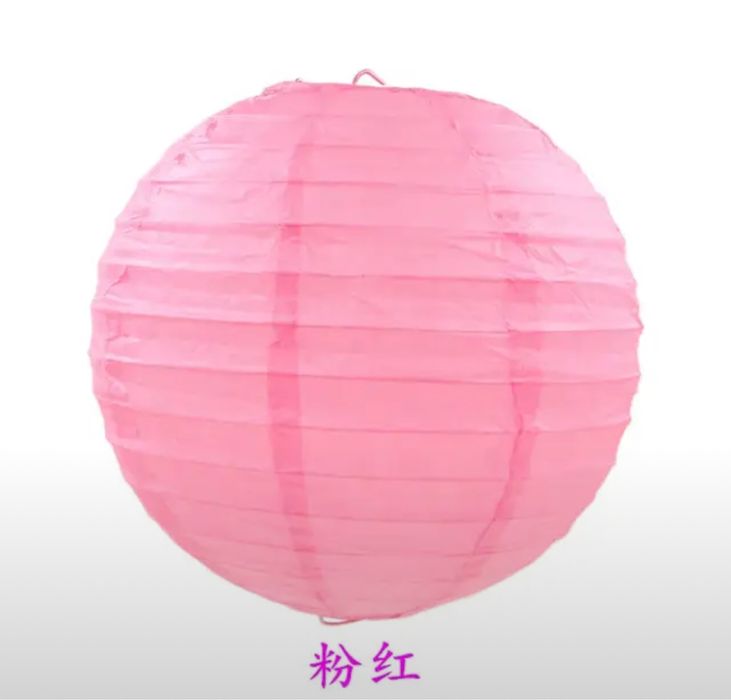 Китайский фонарь белый, розовый, зеленый