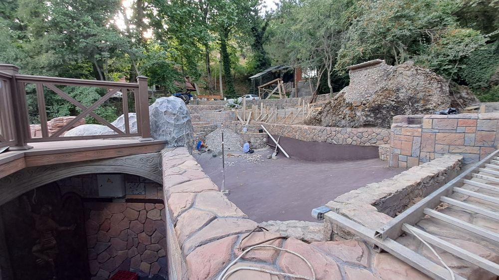 Строительство прудов, водопад, фонтан, бассейн