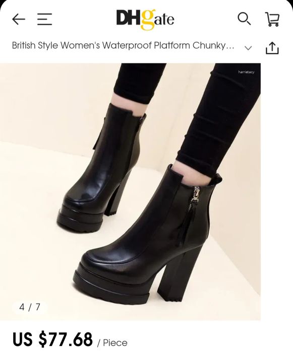 Женские сапожки ботильоны