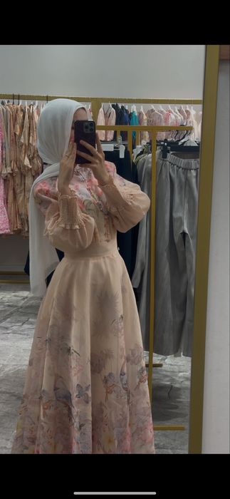 Нежное платье цветочный