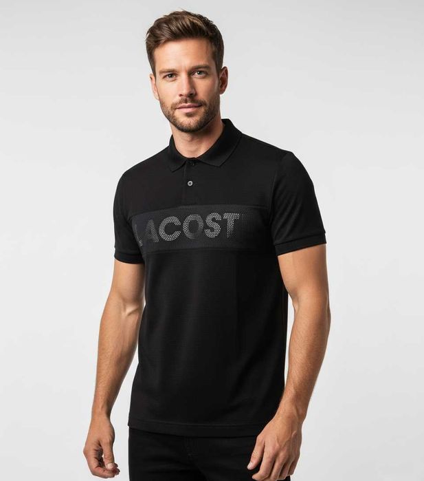 Lacoste Super Light Mesh - Оригинална мъжка тениска с яка р-р L