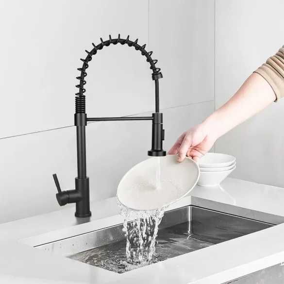 Смесител за кухня с изтеглящ се душ / Смесител за кухня с гъвкав чучур