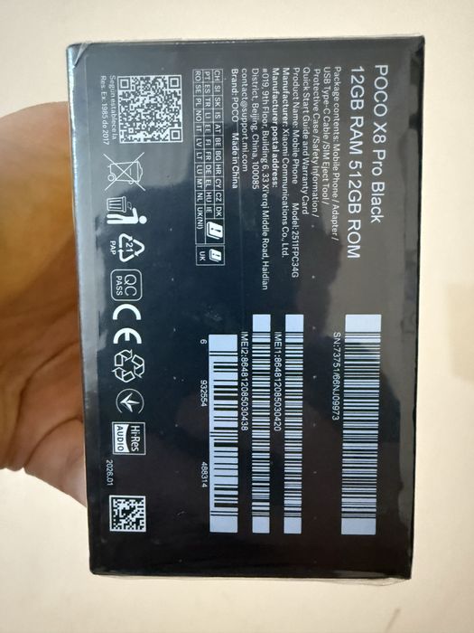 Poco X8 pro, 256gb новый в коробке