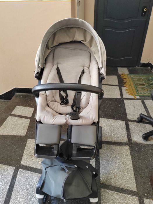 Stokke 2 в 1 brushed grey бебешка количка