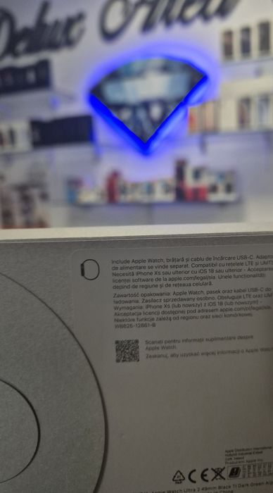 Apple Watch Ultra 2 / sigilat / Black Titanium/Titanium Milanese/Delux