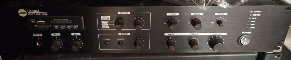 CMX FA 500Z - 3 зонов усилвател, 500W RMS