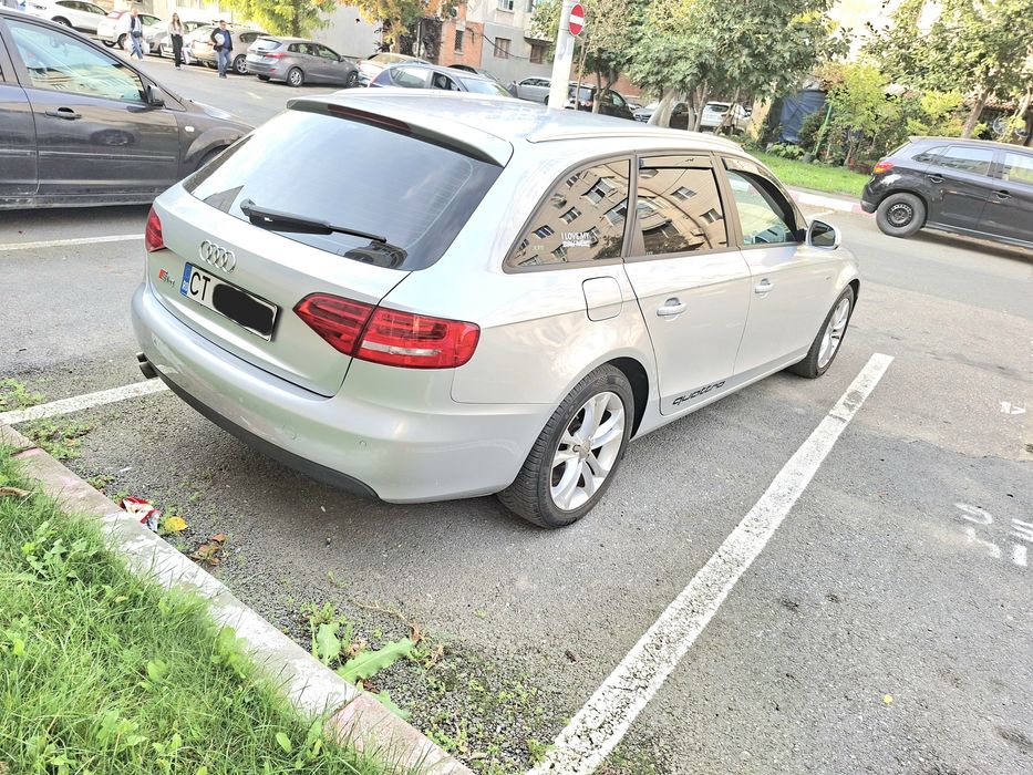audi A4 B8, an fabricație 2011, motor 2.0 TDI CAGA, 143 CP, diesel, cu transmisie automată. Mașina este personală și se află în proprietatea mea