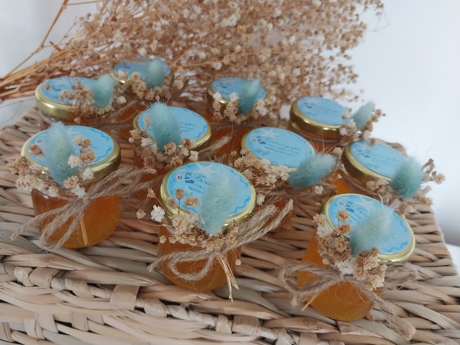 Подаръчета, подаръци за гости на кръщене, погача, рожден ден