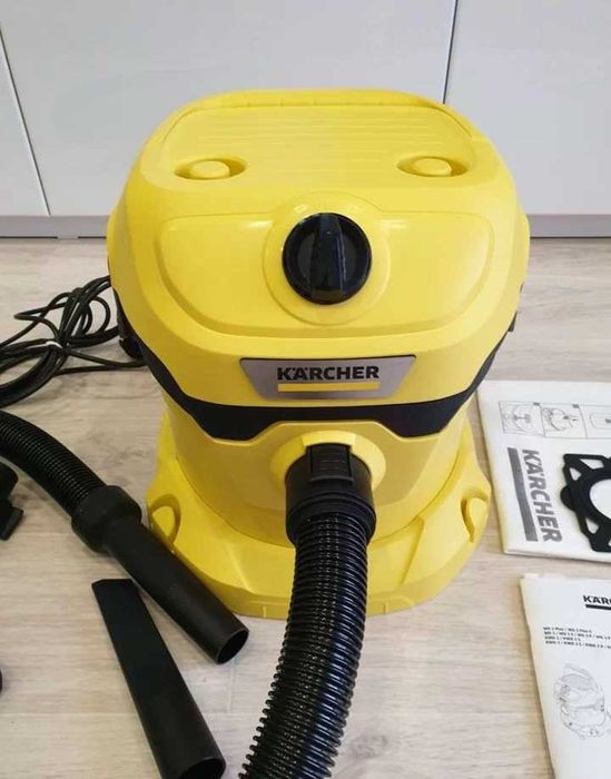 Мултифункционална прахосмукачка за сухо мокро почистване Karcher WD 2 Plus V-12/4/18 1000 W  12 л.