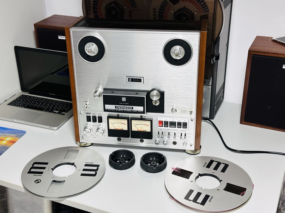 Magnetofon de colecție PIONEER RT-1020L,naburi Pioneer,role 26cm,1974!